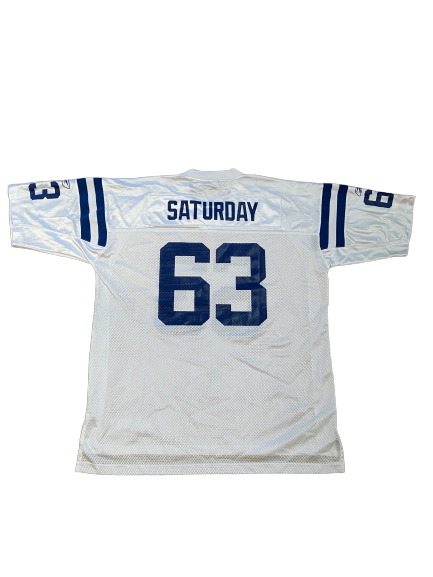 Jeff saturday jersey on sale
