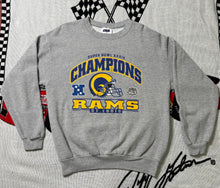 Load image into Gallery viewer, Vintage “St. Louis Rams - Super Bowl XXXIV Champions” Sweatshirt