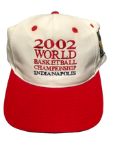 Load image into Gallery viewer, Vintage &quot;2002 World Basketball Championship&quot; Snapback
