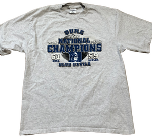 Vintage "Duke 2010 NCAA National Championship" T-Shirt