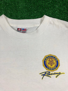 Vintage “Autographed NASCAR American Legion Real America Racing” T-Shirt