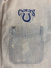 Load image into Gallery viewer, Vintage “Colts” Denim Button Down Shirt