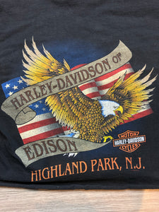 Vintage “Harley Davidson” Cropped T-Shirt (Womens)