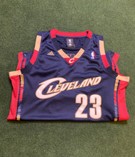 Load image into Gallery viewer, Vintage “LeBron James - Cleveland Cavaliers” NBA Jersey