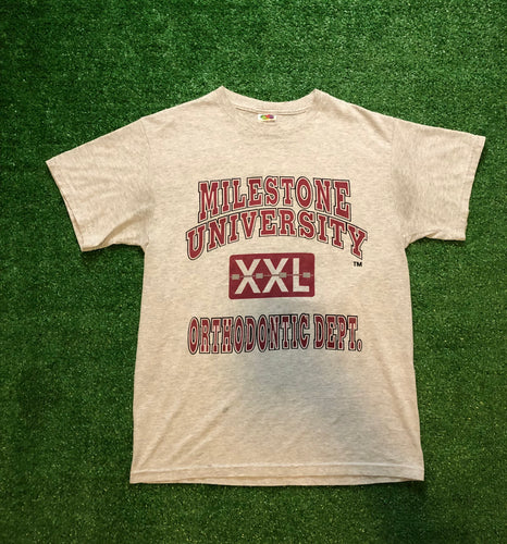 Vintage “Milestone University” College Tee