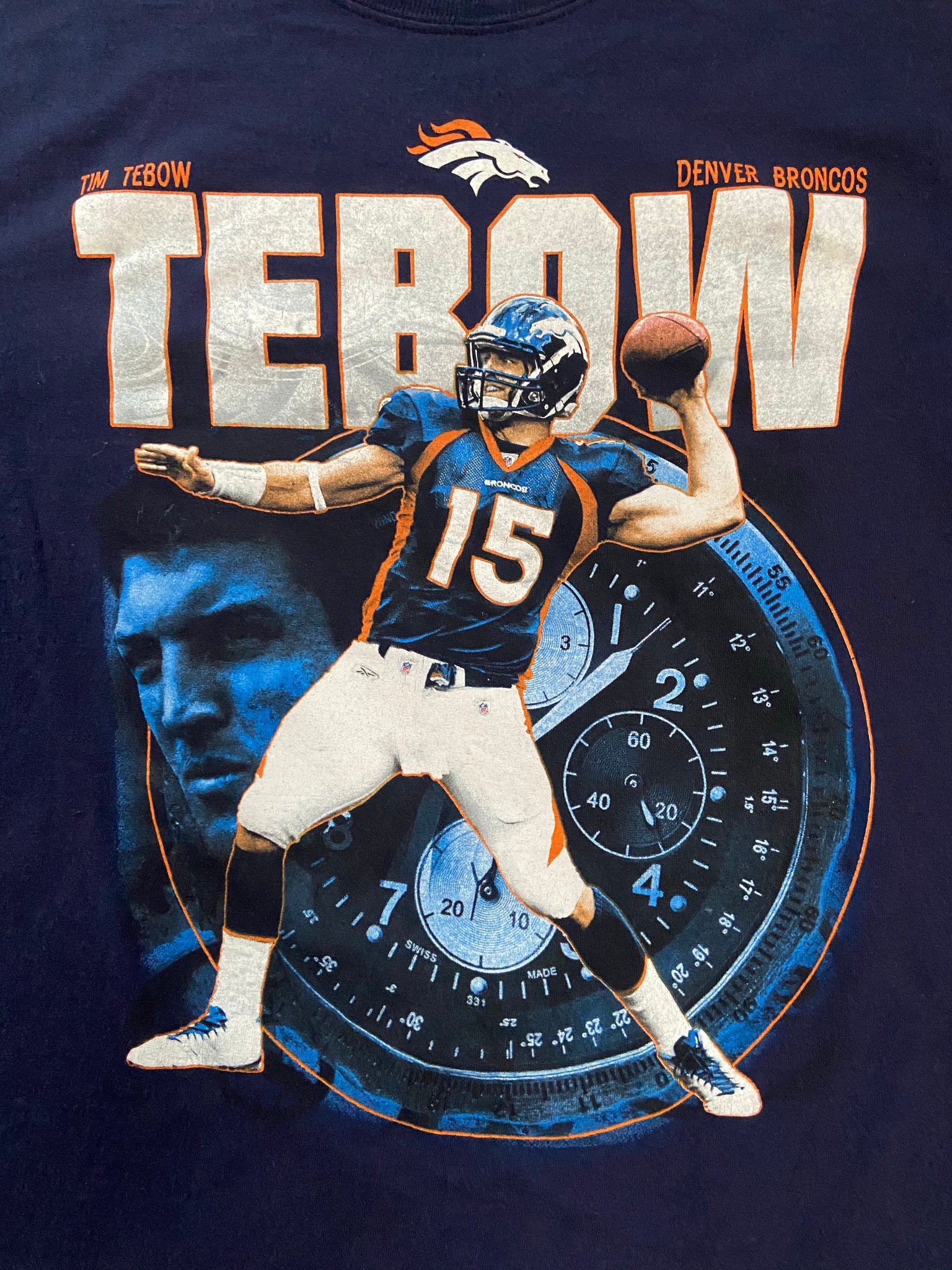 Vintage “Denver Broncos - Tim Tebow” T-Shirt – shoparea95