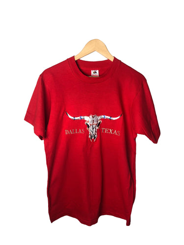 “Dallas Texas Longhorn Skull” T-Shirt