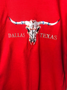 “Dallas Texas Longhorn Skull” T-Shirt