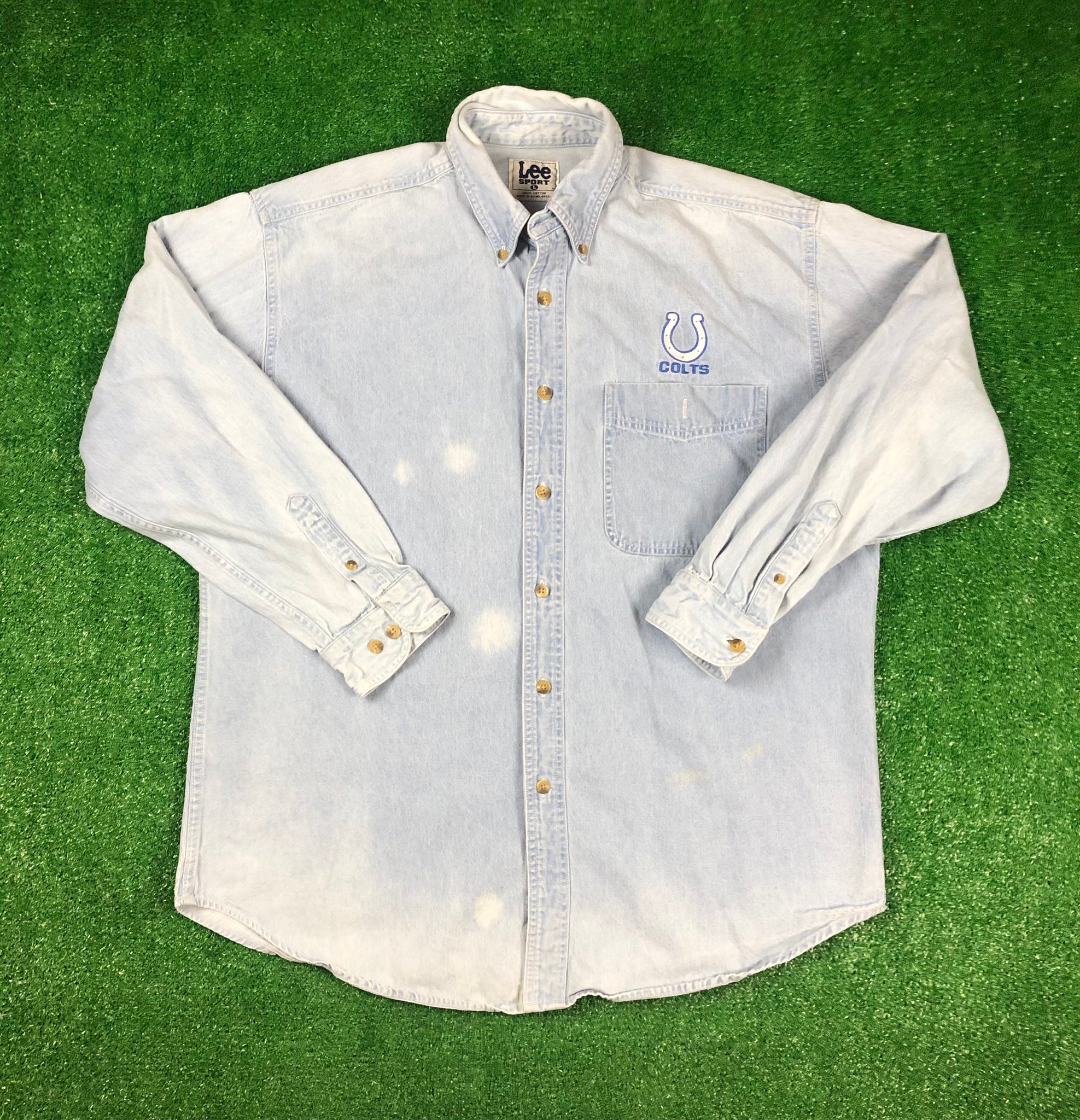 colts button down shirt