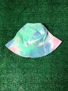 “Tie Dye Bootleg Nike” Bucket Hat