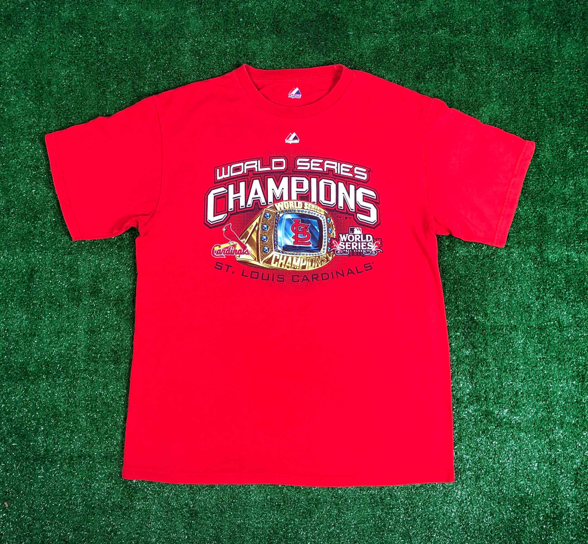 St Louis Cardinals Mlb 2011 World Series Champions Players Shirt -  Vintagenclassic Tee