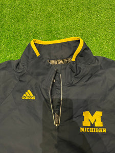 Michigan “Adidas Quarter-zip” Windbreaker