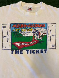 Vintage “1989 Iron Bowl - Auburn vs. Alabama” T-Shirt