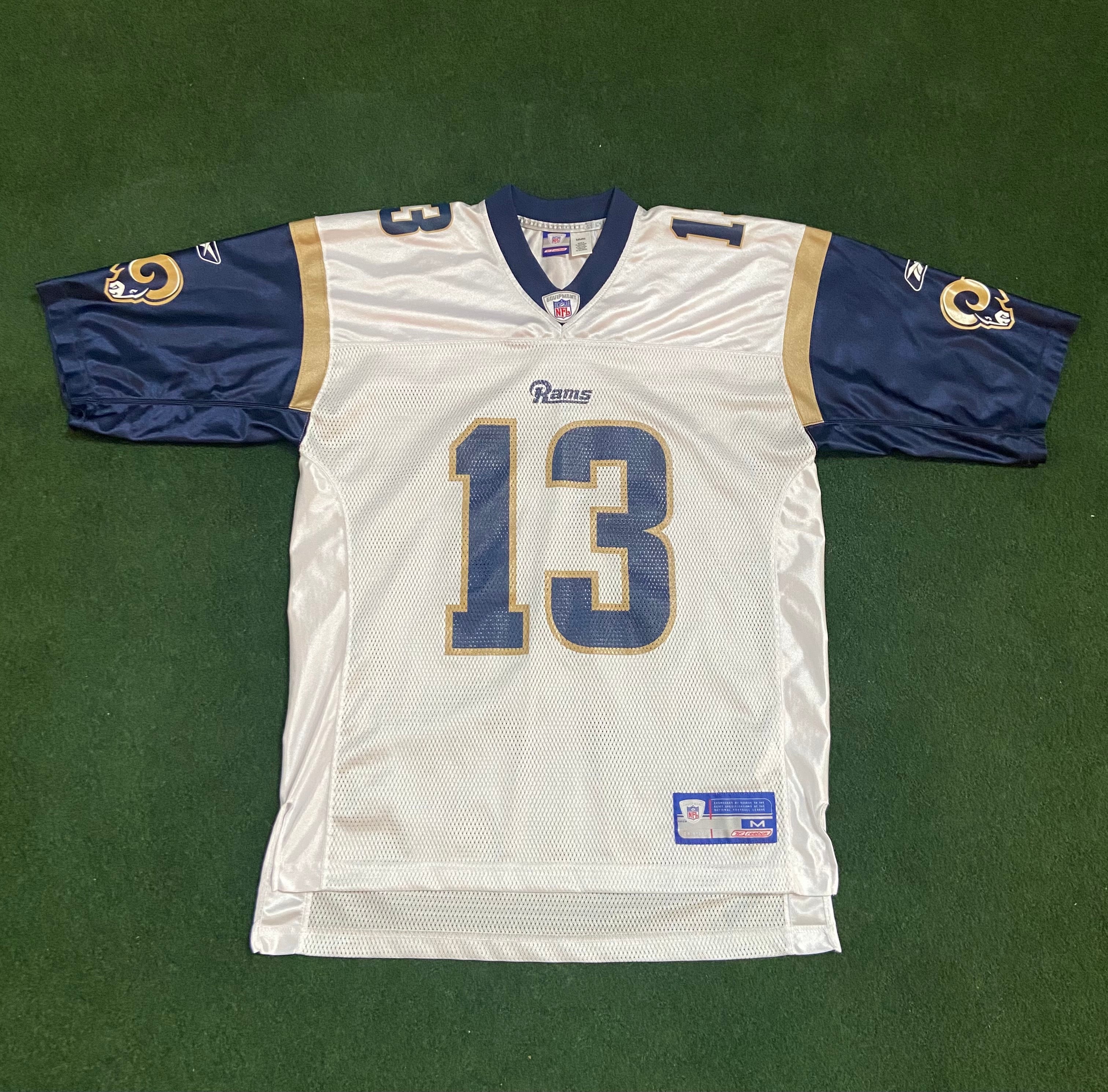 Reebok St Louis Rams Kurt Warner Football Jersey